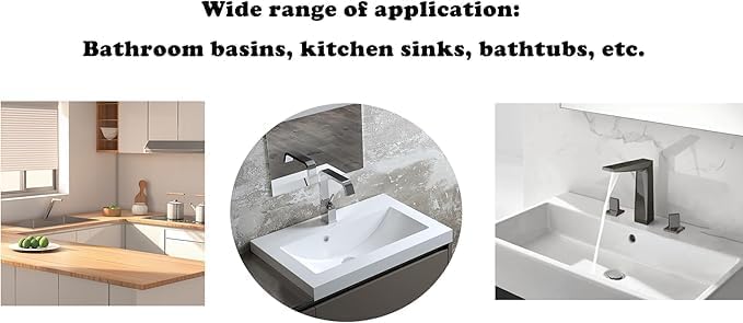 4 Pack Sink Overflow Trim-Ring Stainless Steel Bathroom Kitchen Basin Hole Insert, Honeycomb Round Cap (Silver)