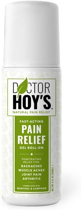 DOCTOR HOY'S Natural Pain Relief Gel, Topical Arnica Anti-Inflammatory Gel for Joint Pain, and Muscle Strains - Clean, Safe and Effective Pain Relief