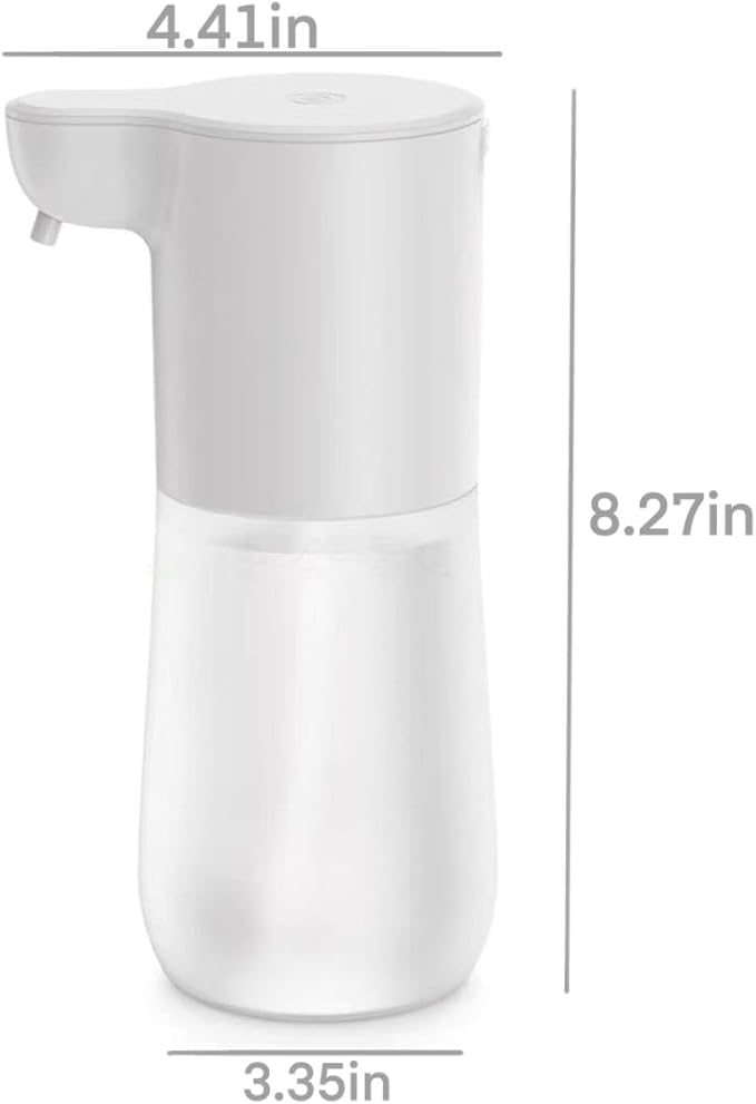 Automatic Soap Dispenser,Touchless Automatic Foaming Soap Dispenser 600ml USB Rechargeable Dispenser,Soap Dispenser Set for Bathroom,Kitchen,Shower…
