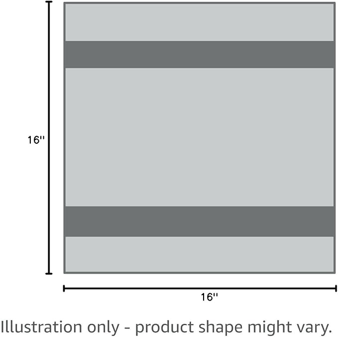 Autofiber Dreadnought Jr. Microfiber Towel, Superior Absorbency for Drying Cars, Trucks, and SUVs, Double-Twist Pile, One-Pass Vehicle-Drying Towel - Pack of 2, Blue/Gray (16 inch x 16 inch)
