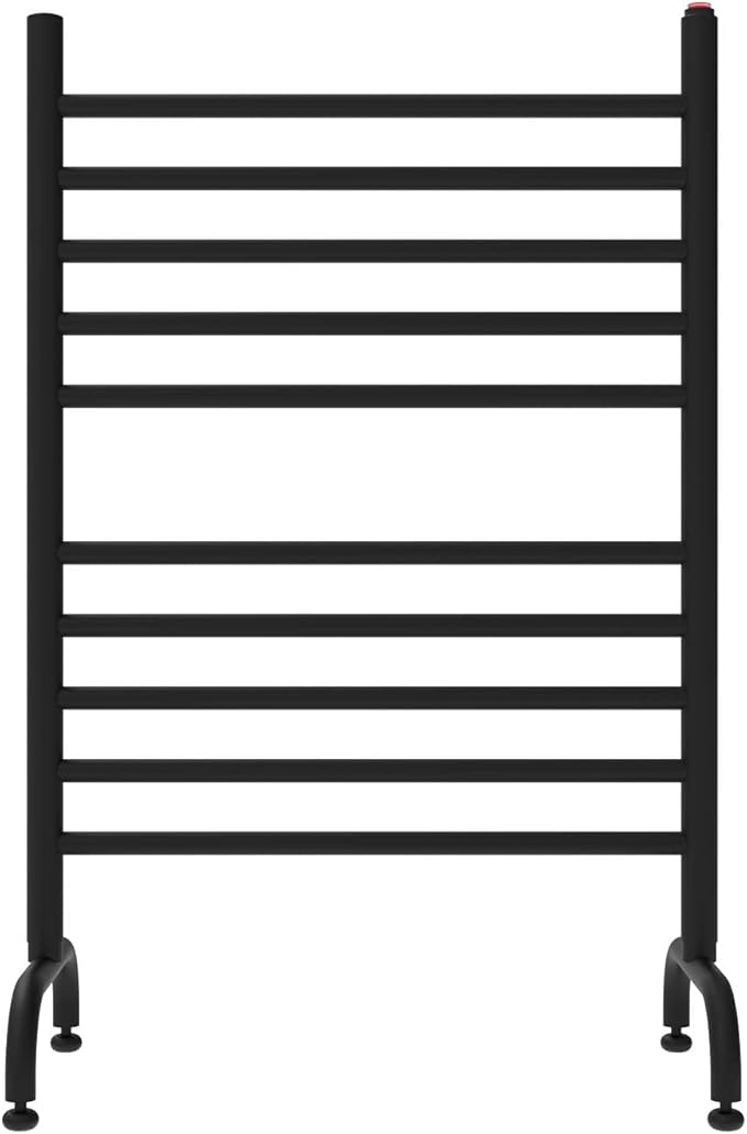 Amba SAFSMB-24 Solo 24" Freestanding 10 Bar Towel Warmer in Matte Black