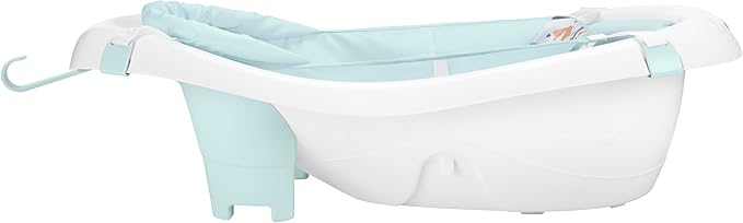 Fisher-Price™ Baby to Toddler Bath 4-in-1 Sling 'N Seat Tub with Removable Infant Support and 2 Toys, Pacific Pebble