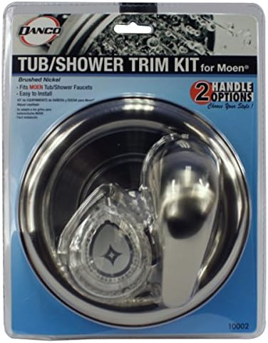 Danco (10002) Universal Moen Trim Kit for Single-Handle Shower Valves, Compatible for Moentrol Series, Brushed Nickel
