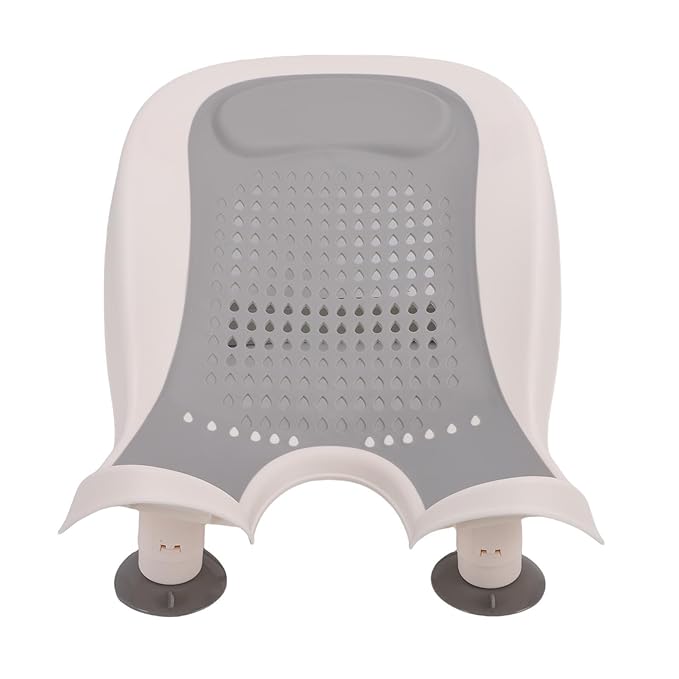 YWBL-WH Baby Butt Washing Basin, Portable Bath Tub with Strong Suction Cups and Soft Mesh, for Newborn Toddler Bathing Support, Non Slip Comfortable Design