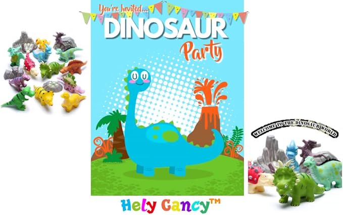 Hely Cancy Dinosaur Bath Toys for Toddler, No Hole Baby Bathtub Shower Water Pool Toys