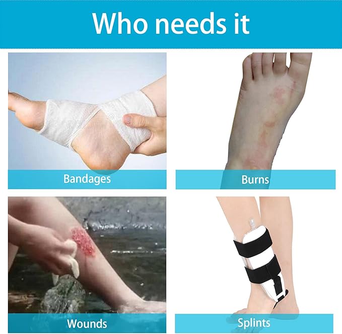 100% Waterproof Kid Leg Cast Cover for Showering, Reusable Kid Short Leg Cast Protector, Cast Covers for Shower Leg, Cast Bag for Shower, Cast Cover for Showering Foot (18inch)