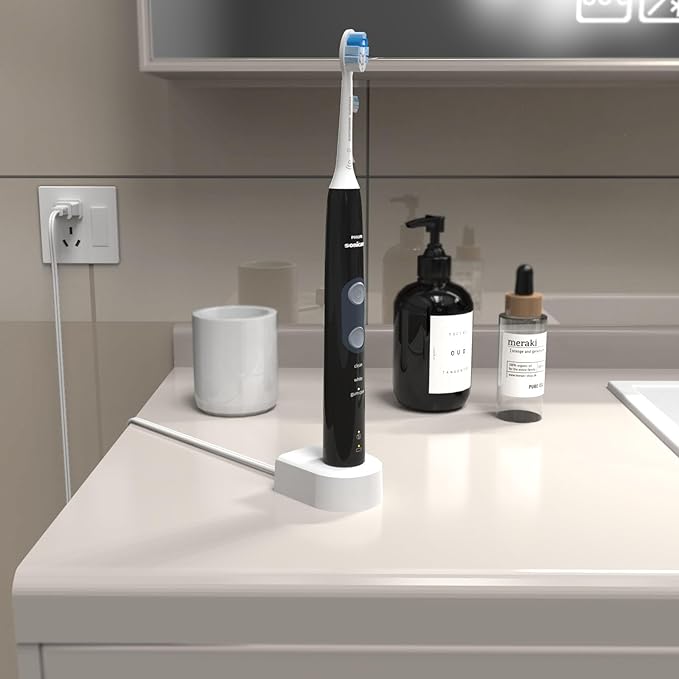 BENSN Charger Base Compatible with Philips Sonicare Electric Toothbrush 4100 5300 5100 1100 2100 3100 6500 7500, 3000 4000 5000 6000 8000 9000 Series, Waterproof Power Cord
