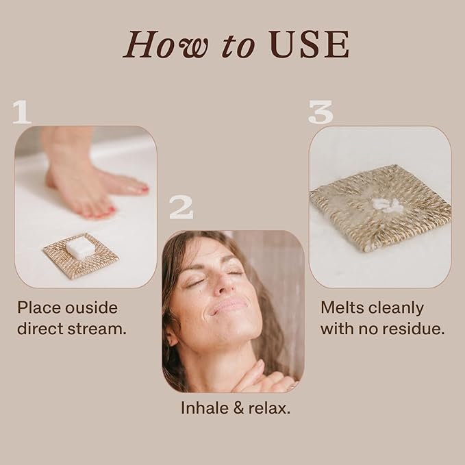 Lavender Shower Steamers Aromatherapy โ USA Made Large Shower Tablets, Gifts for Women & Men, Christmas Stocking Stuffers, Stress Relief, Relaxing Calming Pamper & White Elephant Gifts for Adults
