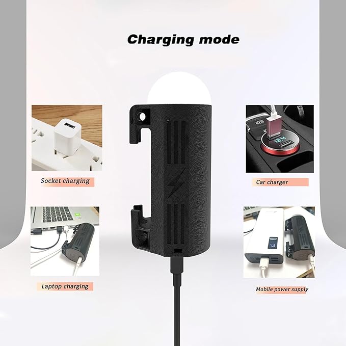 Portable Outdoor Shower Pump Camping Shower Pump Rechargeable LED IPX8 Waterproof for Indoor Outdoor Camping Hiking Motorbikes Travel Shower Car Pet Cleaning
