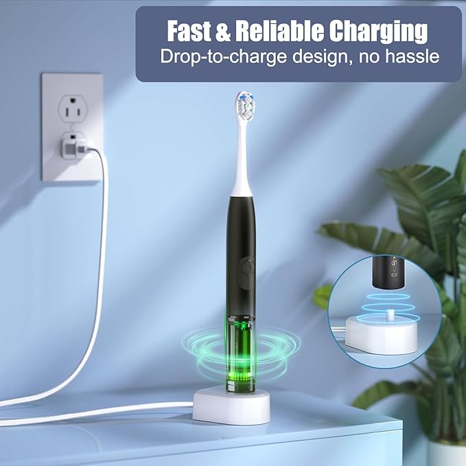 Charger Base Compatible with Philips Sonicare 4100 5100 5300 6100 6500 HX6100 Toothbrush Charger for HX3000 HX6000 HX8000 HX9000 Series Sonicare Electric Toothbrush Charging Dock Station