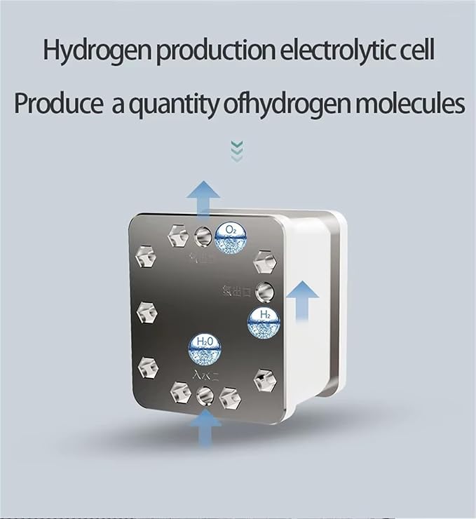 Hydrogen Bath Machine, 3500ml/min Hydrogen Water Spa Generator, 99.99% High Purity H2 Bubble Bath Machine, Up to 2500PPB, for Relieve Fatigue & Enhance Sleep