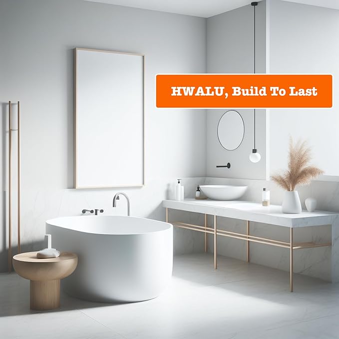 1/4" Thick SUS304 Tub Spout Cover Ring, Bathtub Faucet Surround Sealing Spacer Plate, Bath Shower Remodel Trim Faceplate Gasket (Chrome)