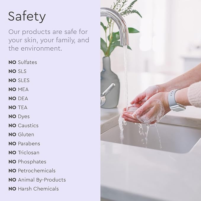 Puracy Organic Hand Soap, Professional Hand Washers We've All Become, Moisturizing Natural Gel Hand Wash Soap, Liquid Hand Soap Refills for Soft Skin (Refill Lavender & Vanilla, 48 Ounce)