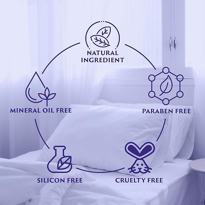 Chamomile Inspired Sleep Spray with Melatonin - Stocking Stuffers for Teen Girls and Women – Natural Pillow Mist for Relaxing Sleep, Self Care Bedtime Spray, Lavender & Cedarwood Blend