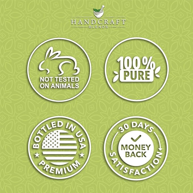 Handcraft Blends Lemongrass Essential Oil – 0.33 Fl Oz – Pack of 2 – 100% Pure and Natural – Premium Grade Essential Oil for Diffuser and Aromatherapy, Skin, Massage, Candle and Soap Making Fragrance