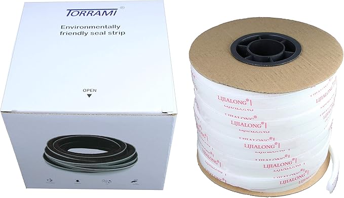 TORRAMI Adhesive Brush Seal Weather Stripping 11/32 inch x 3/16 inch x 90 ft, Dustproof Soundproof Windproof for Windows Bottom and Frame,Sliding Doors Frame,Wardrobe, White