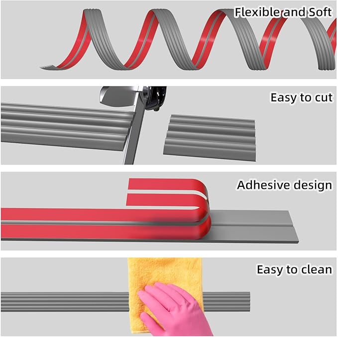 20FT Flexible Wall Corner Protector Moulding Trim, Peel and Stick Inside & Outside Wall Corner Guards Edge Protector,Self Adhesive Molding Trim Strip for Edge Ceiling