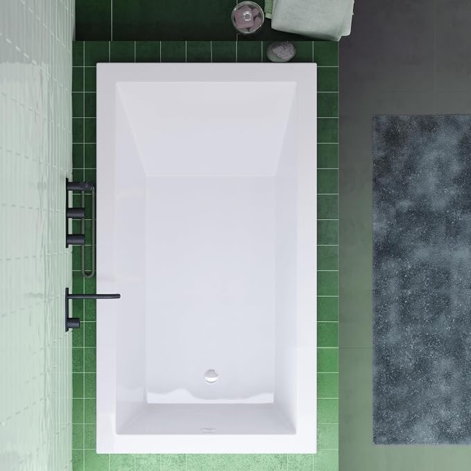 Swiss Madison Voltaire 48" x 30" Reversible Drain Drop-In Bathtub