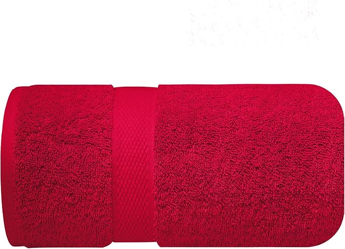 Infinitee Xclusives โ Luxury Bath Sheets Towels โ 1 Pack 600 GSM (35X70 Inches) โ 100% Ring Spun Cotton Large Bath Towels for Bathroom (Burgundy, Bath Sheets - Pack 1)