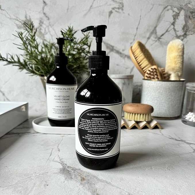 Murchison-Hume Luxury Vegan Hand Soap with Pump Dispenser, Moisturizing Hand Wash, SLS, Paraben & Cruelty-Free, 17oz (Lemon Myrtle)