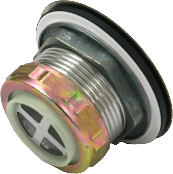 Highcraft Flat Stainless Steel RV Mobile Shower Strainer - Drain Assembly for Bar or Bathroom Sinks