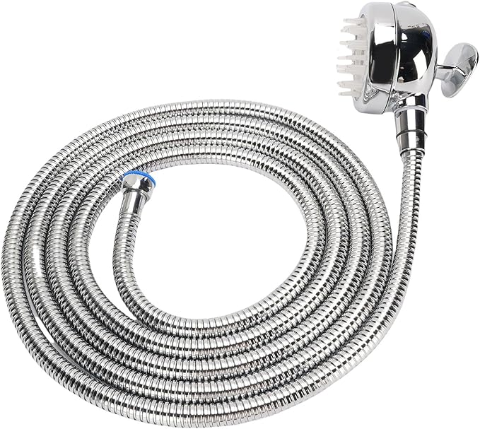 TOPINCN Adjustable Abs Dog Shower Attachment Set Shower Head Accessory for Dog Washing Portable Wash Station