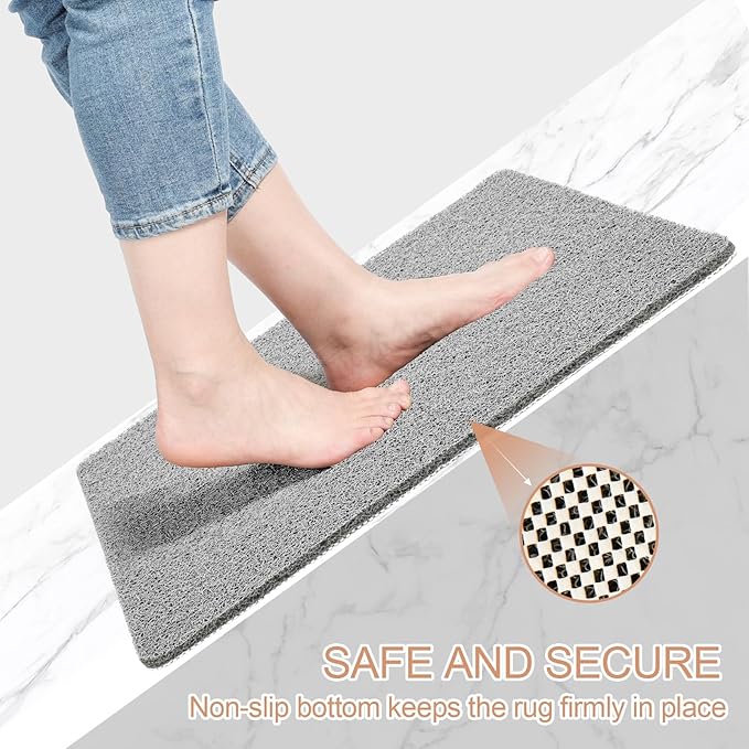 Joyhalo Bathtub Mat Non Slip, Bath Mat for Tub, Shower Mats for Inside Shower,47" x 16",Dark Grey