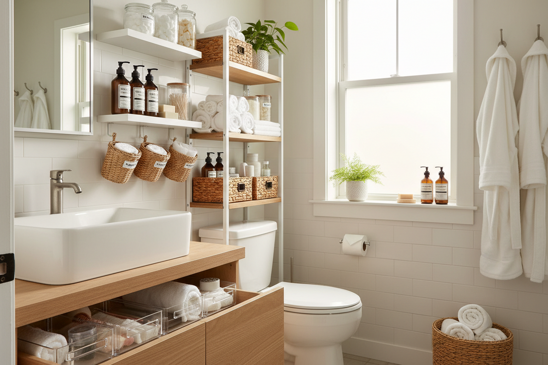The Ultimate Guide to Organizing Small Bathrooms: Tips & Tricks