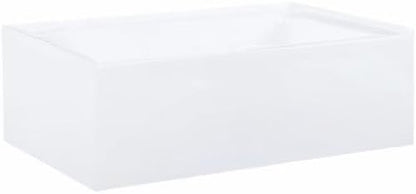 Swiss Madison Well Made Forever SM-AB540 Voltaire Alcove Tub with Armrest 60" x 30" in Glossy White
