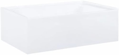 Swiss Madison Well Made Forever SM-AB543 Voltaire Alcove Tub with Armrest 60" x 32" in Glossy White