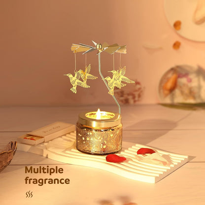Mothers Day Gifts for Mom from Daughter, Hummingbird Gift for Women Friendship, Rotating Candles for Sister, Unique Birthday Gift for Her, Mothers Day Gifts for Wife Grandma New Mom