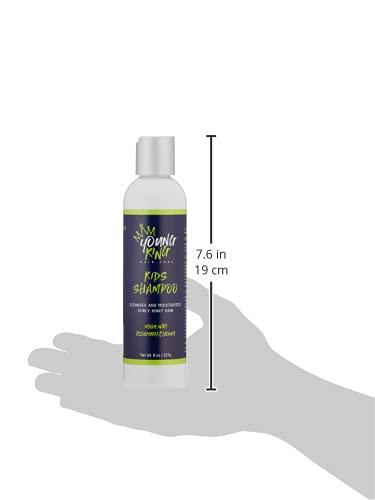 YOUNG KING HAIR CARE Kids Shampoo For Boys | Cleanse and Hydrate Natural Curls | Plant-Based and Harm-Free (4 oz)
