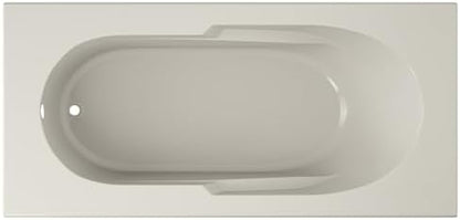 Jacuzzi SIGNATURE Acrylic Drop-In Bathtub, Jet Massage Tub, Slip Resistant, Right Drain Placement, 72" (L) x 36" (W), Rectangle, Oyster