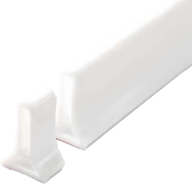 Adjustable Shower Water Blocker – Splash Guard for Bathtub & Walk-in Shower | Triangular Reinforced, Durable Silicone | Easy Peel-and-Stick Installation | Waterproof, Anti-Mold & Custom Shapes