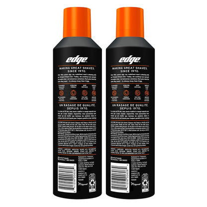 Edge Shaving Gel for Men, 9.5oz, 2 Pack Mens Shave Gel with Aloe, Mens Shaving Cream Sensitive Skin Shave Gel - Moisturizes, Protects, and Soothes