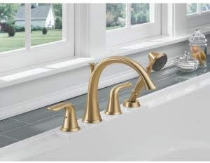 Delta Faucet T4738-RB Lahara Roman Tub with Handshower Trim, Venetian Bronze 4.00 x 9.00 x 20.00 inches
