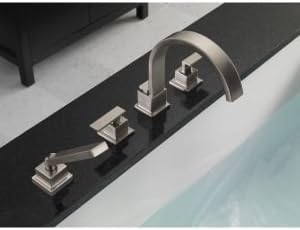 DELTA FAUCET T4753-SS Roman Tub, 3.00 x 12.00 x 17.00 inches, Stainless