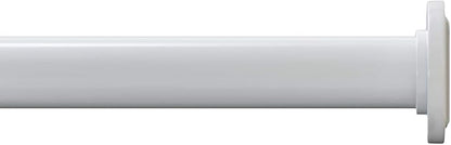 Ivilon Tension Curtain Rod - Spring Tension Rod for Windows or Shower, 36 to 54 Inch. White