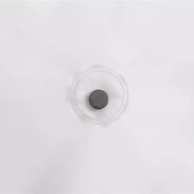 White Shower Curtain Liner 72 x 72 inch Plastic Shower Liner Washable Inside Shower Curtain Liner PEVA Shower Curtains for Bathroom with Magnets and Rustproof Metal Grommet Holes