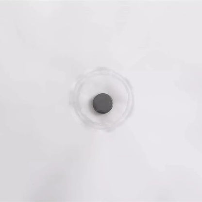 White Shower Curtain Liner 72 x 72 inch Plastic Shower Liner Washable Inside Shower Curtain Liner PEVA Shower Curtains for Bathroom with Magnets and Rustproof Metal Grommet Holes