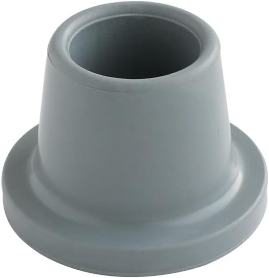 Shower Chair Tips Replacement Heavy Duty 4 Pack, Gray, 1 1/8’’ Rubber Tips for Bath Chair, Shower Stool and Tub Transfer Bench, Non Slip Leg Tips Rubber Feet