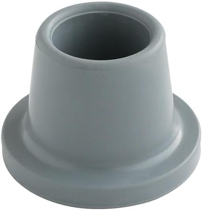 Shower Chair Tips Replacement Heavy Duty 4 Pack, Gray, Inner ID 1'' Rubber Tips for Bath Chair, Shower Stool and Tub Transfer Bench, Non Slip Leg Tips Rubber Feet (1'' (4 Pack))