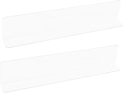 STOBAZA 2pcs Clear Bathtub Shower Splash Water Barrier for for Preventing Bathroom Splashes Easy to Install Maintains Environment