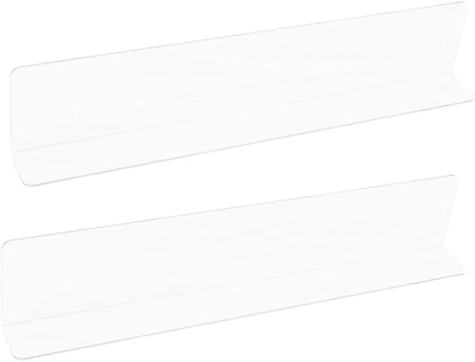 STOBAZA 2pcs Clear Bathtub Shower Splash Water Barrier for for Preventing Bathroom Splashes Easy to Install Maintains Environment