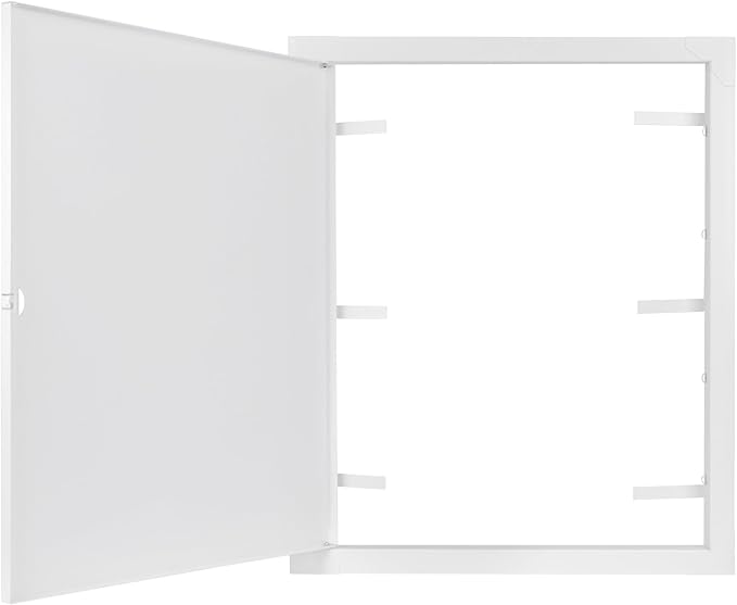 16x20 Inch White Access Panel – Metal Rectangular Wall & Ceiling Access Door for Plumbing Electrical HVAC – Easy Install Indoor Panel for Drywall, Home Improvement and Maintenance