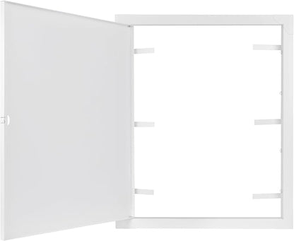 16x20 Inch White Access Panel – Metal Rectangular Wall & Ceiling Access Door for Plumbing Electrical HVAC – Easy Install Indoor Panel for Drywall, Home Improvement and Maintenance