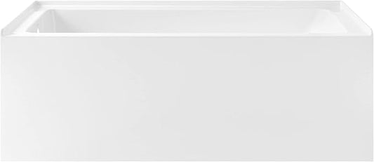 Voltaire 60" X 32" Left-Hand Drain Alcove Bathtub with Apron