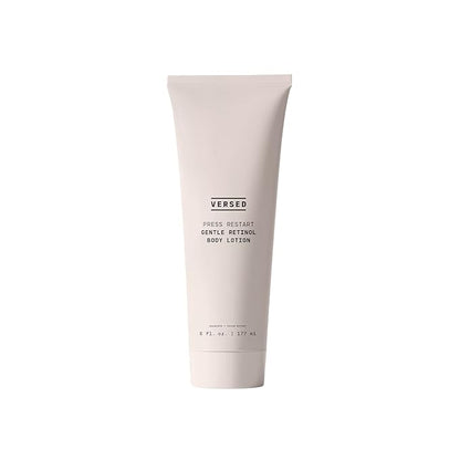 Versed Press Restart Retinol Body Lotion - Skin Firming Lotion with Cocoa Butter, Squalane & Vitamin E - Lightweight All-Over Body Moisturizer for Dark Spots and Aging Dry Skin (6 oz)