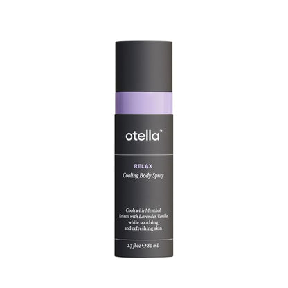 Cooling Body Spray with Menthol and Aromatherapy Lavender Vanilla Scent to help you Relax, 2.7 oz. | Anytime Immediate Heat Relief | TSA Approved | Gluten Free | Vegan | Paraben Free