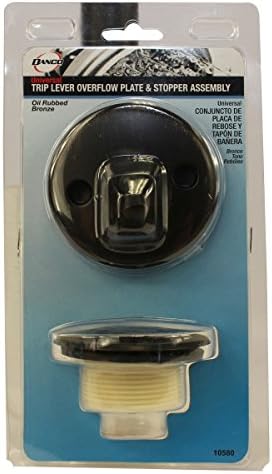 DANCO Trip Lever Tub and Bath Drain Trim Kit with Overflow Plate, Oil Rubbed Bronze, 1-Pack (10580)
